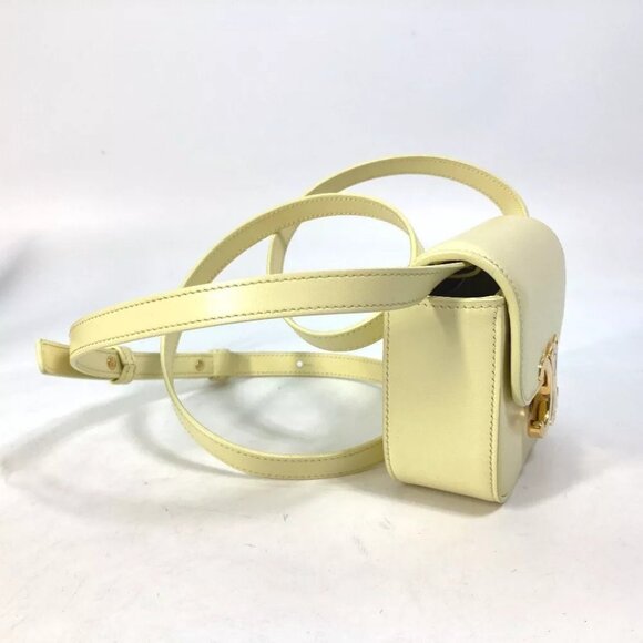 CELINE 10I513DPV.11OY Shiny calfskin mini triomphe Micro Pochette Shoulder Bag - Picture 11 of 14